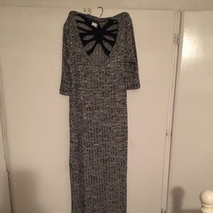 Venus long sweater dress with split NWOT